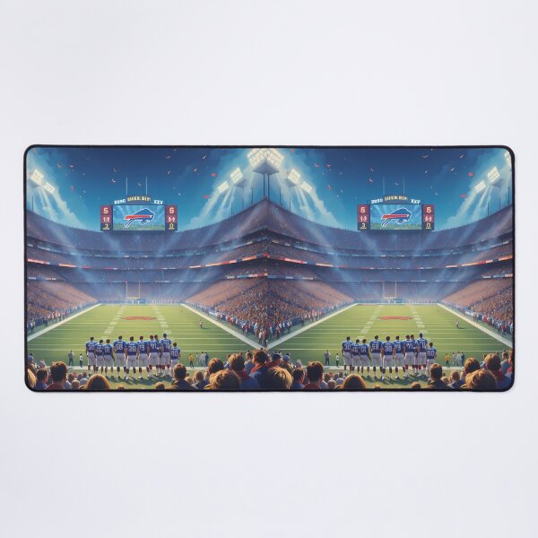 Item preview, Stadium Buffalo Bills Displaying Pride Athleticism Art Field designed and sold by ART ATTACK ZONE.