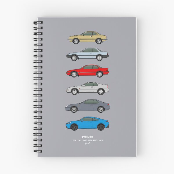 Item preview, Prelude coupe classic car collection designed and sold by RJWautographics.