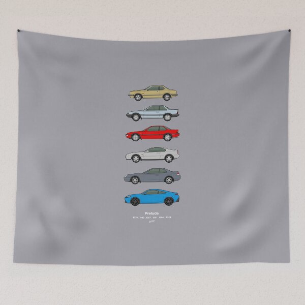 Item preview, Prelude coupe classic car collection designed and sold by RJWautographics.
