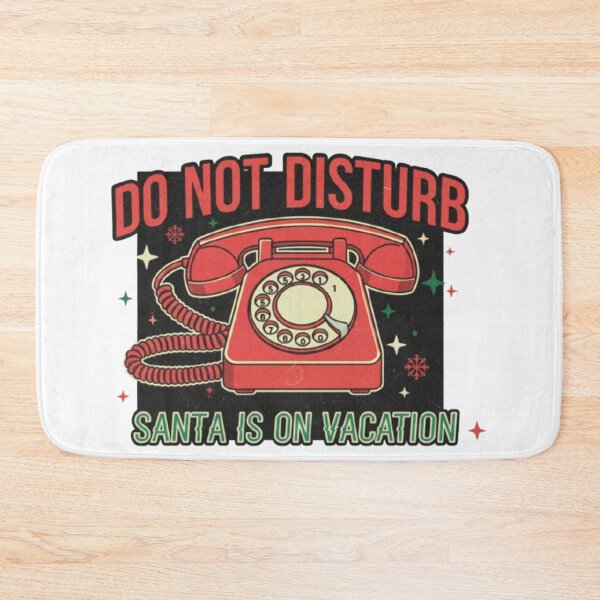 Item preview, Vintage Santa Hotline T-Shirt: Do Not Disturb, Santa's On Vacation designed and sold by Cellara91.