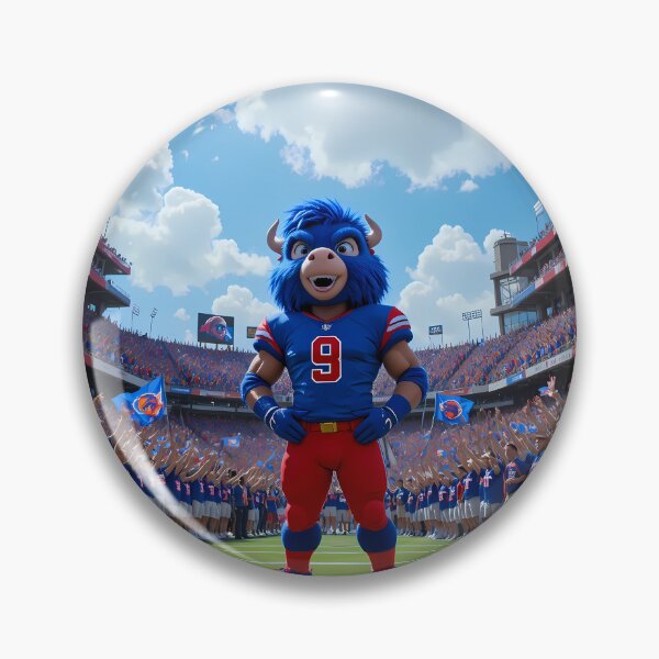 Item preview, Illustration Buffalo Bills Displaying Pride Athleticism Art Field designed and sold by ART ATTACK ZONE.