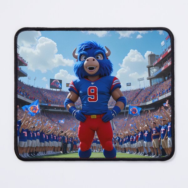 Item preview, Illustration Buffalo Bills Displaying Pride Athleticism Art Field designed and sold by ART ATTACK ZONE.