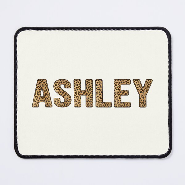 Item preview, Ashley Name Leopard Print designed and sold by Jeallan Designs.
