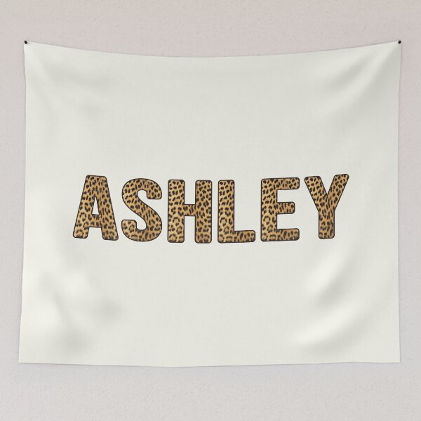 Artikelvorschau, Ashley Name Leopard Print entworfen und verkauft von Jeallan Designs.