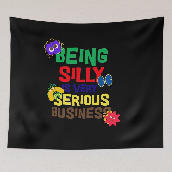 Item preview, Being Silly is Very Serious Business - Funny Quote Retro Pop Art Slogan designed and sold by SaadArtCo.