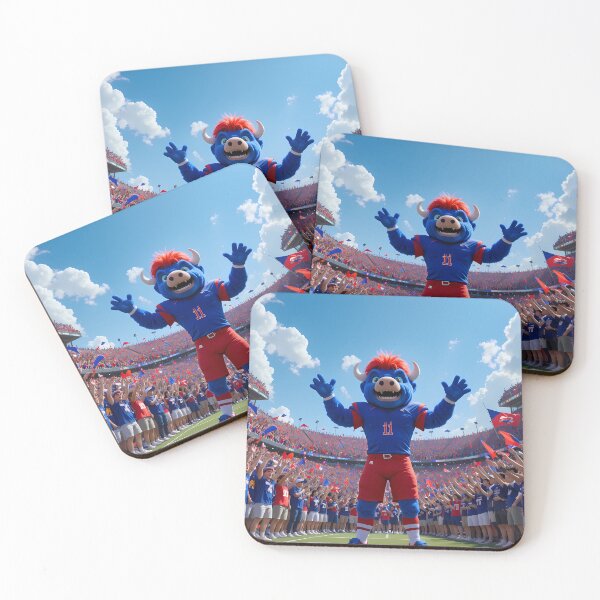 Item preview, PET Buffalo Bills Displaying Pride Athleticism Art Field designed and sold by ART ATTACK ZONE.