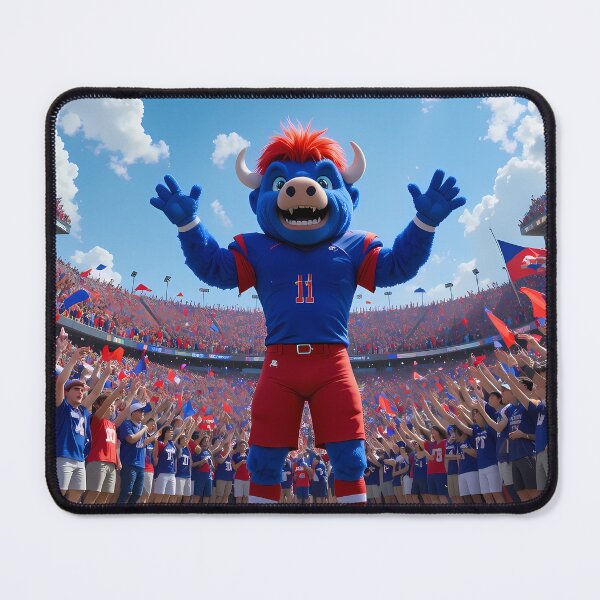 Item preview, PET Buffalo Bills Displaying Pride Athleticism Art Field designed and sold by ART ATTACK ZONE.