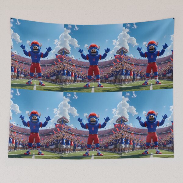 Item preview, PET Buffalo Bills Displaying Pride Athleticism Art Field designed and sold by ART ATTACK ZONE.