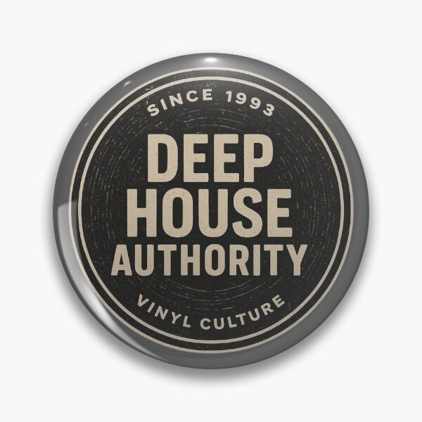 Item preview, Deep House Authority – Vinyl Culture Design designed and sold by |TRSSHOP|.