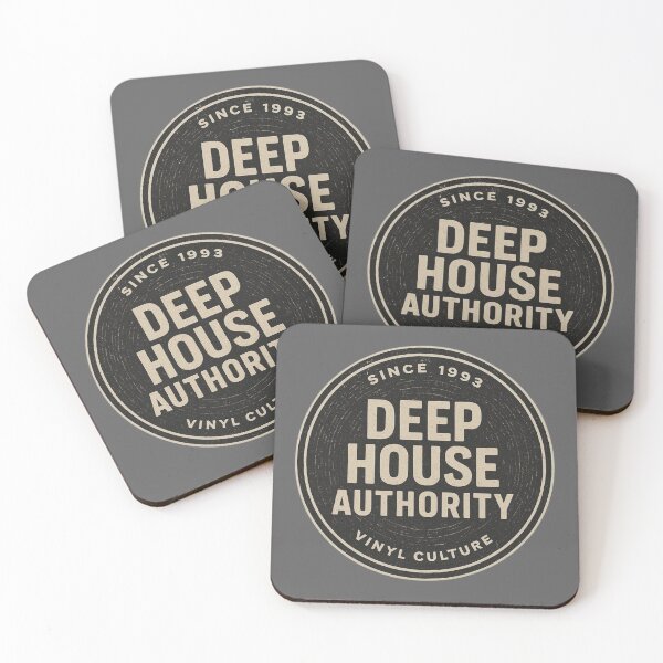 Item preview, Deep House Authority – Vinyl Culture Design designed and sold by |TRSSHOP|.