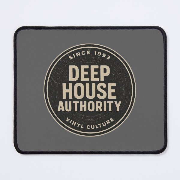 Item preview, Deep House Authority – Vinyl Culture Design designed and sold by |TRSSHOP|.