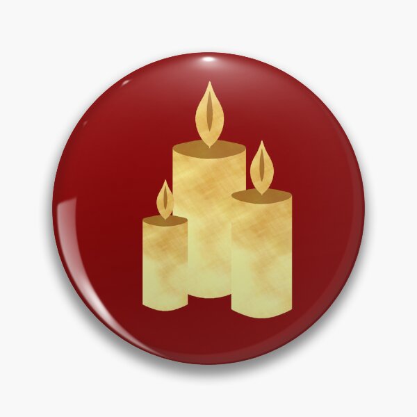 Item preview, Golden Candles on red - Calm, Sensory-Friendly designed and sold by CreaTwinkles.