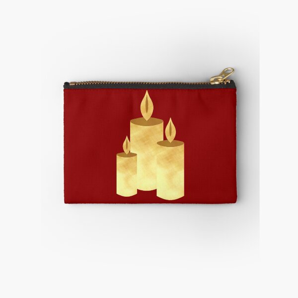 Item preview, Golden Candles on red - Calm, Sensory-Friendly designed and sold by CreaTwinkles.