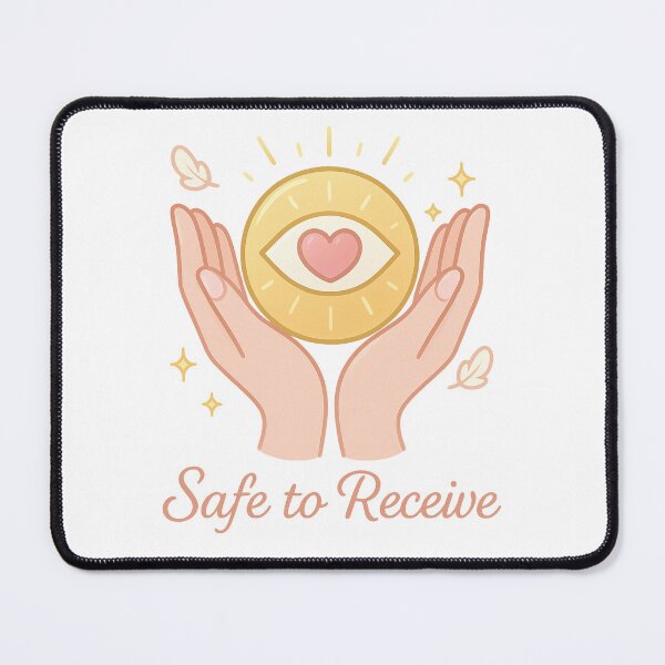 Item preview, Safe to Receive Sticker | Feminine Evil Eye Money Charm | Abundance Protection | Soft Wealth Energy | Manifestation Sticker designed and sold by HerDreamCodes.
