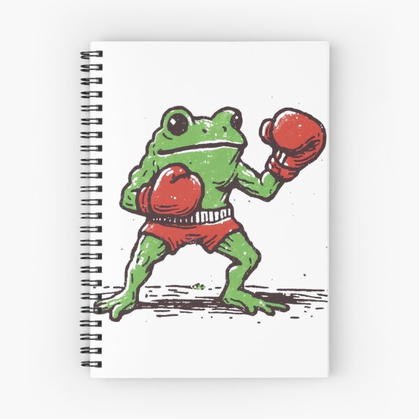 Item preview, Boxing Frog Retro Cartoon Design – Funny Vintage Illustration designed and sold by sentaxfe.