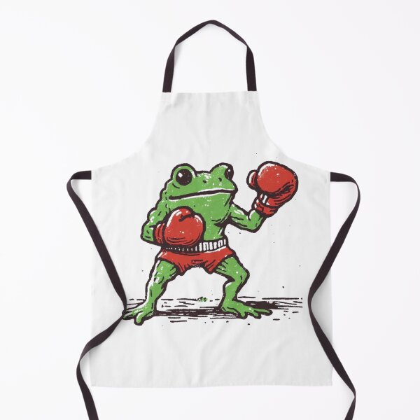 Item preview, Boxing Frog Retro Cartoon Design – Funny Vintage Illustration designed and sold by sentaxfe.