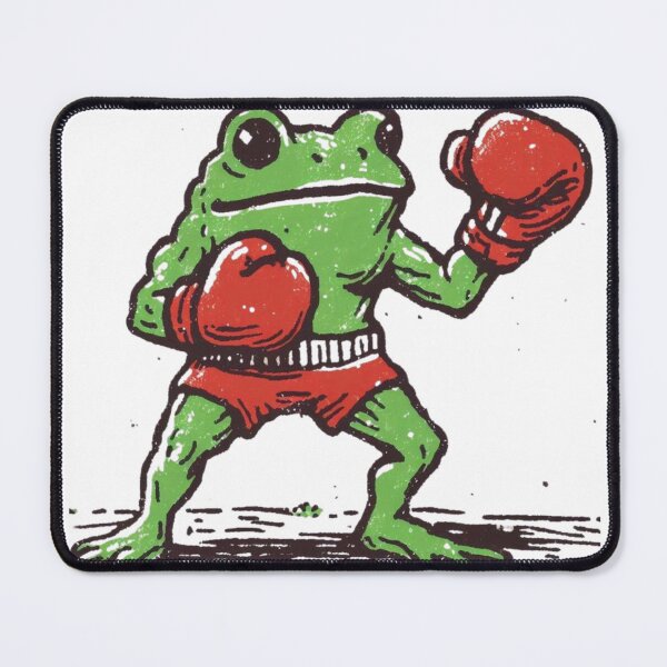 Item preview, Boxing Frog Retro Cartoon Design – Funny Vintage Illustration designed and sold by sentaxfe.