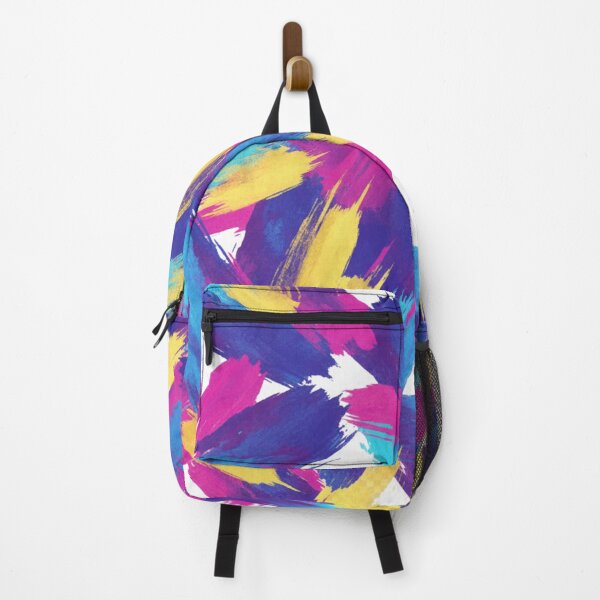 Item preview, Bold Brushstroke Fusion" - Vibrant Abstract Paint Splashes - Modern Expressive Art Pattern designed and sold by MonaRose_Art.