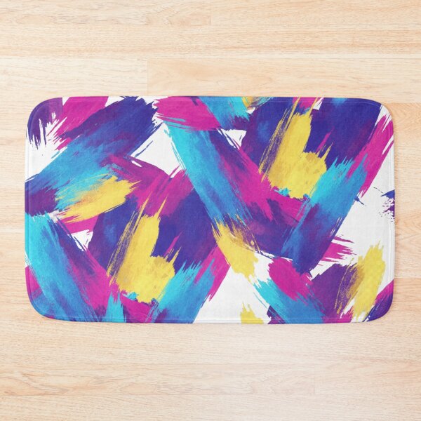 Item preview, Bold Brushstroke Fusion" - Vibrant Abstract Paint Splashes - Modern Expressive Art Pattern designed and sold by MonaRose_Art.
