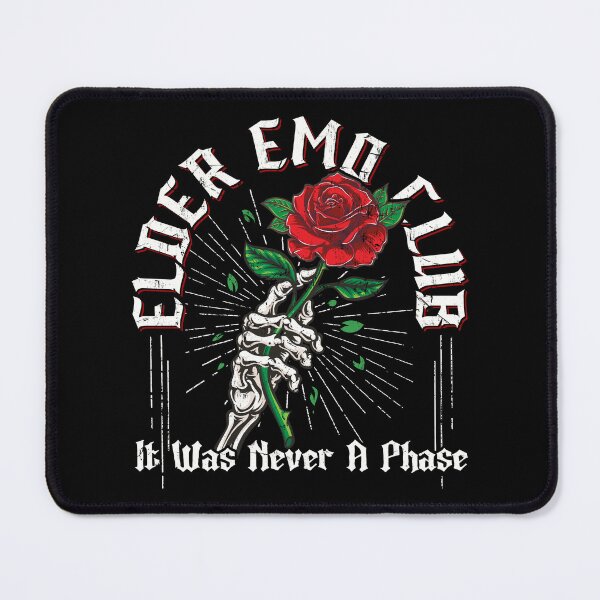 Item preview, Elder Emo It Was Never A Phase Shirt – Skeleton Heart Dark Humor Nostalgia designed and sold by Pingestre.