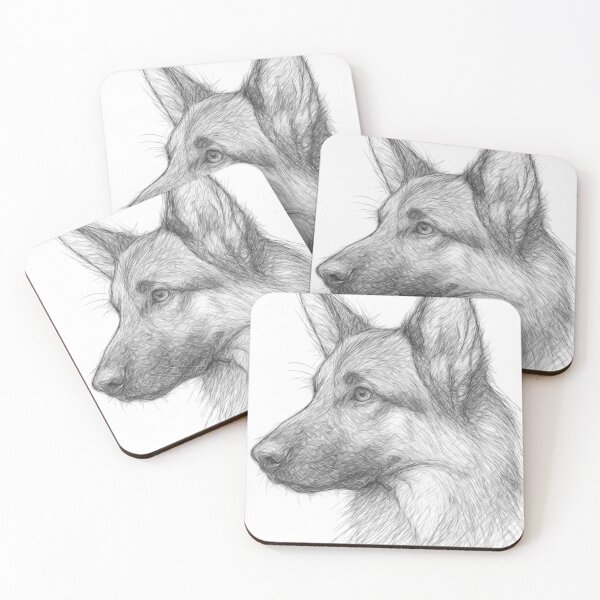 Item preview, German Shepherd Sketch designed and sold by Leon Woods Pencil Art.