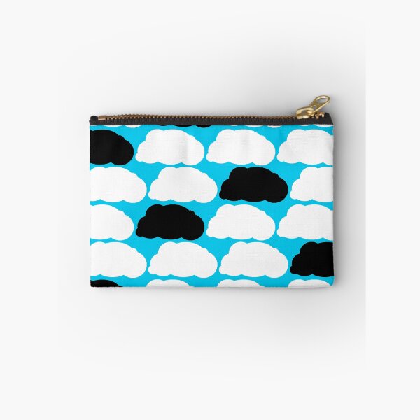 Item preview, Black and White Clouds Pattern - Minimal Sky Grid Design  designed and sold by SergioMiklos.
