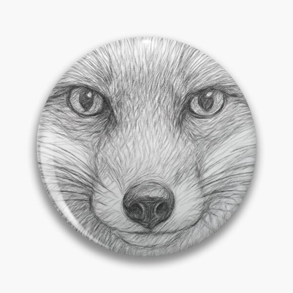 Item preview, Fox Pencil Sketch designed and sold by Leon Woods Pencil Art.