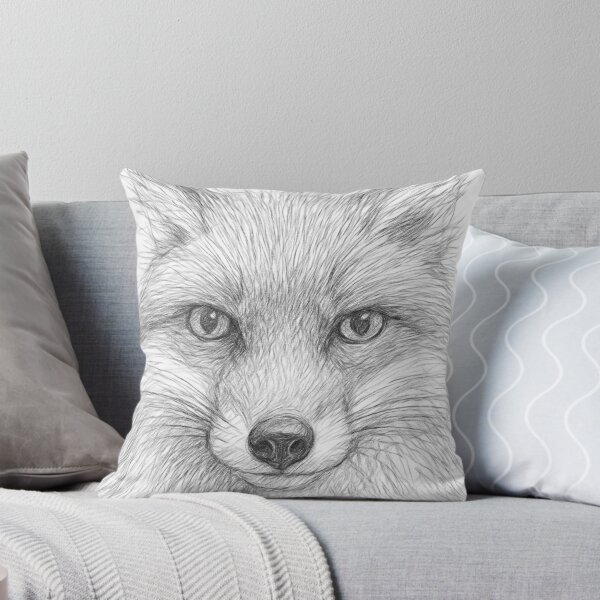 Item preview, Fox Pencil Sketch designed and sold by Leon Woods Pencil Art.