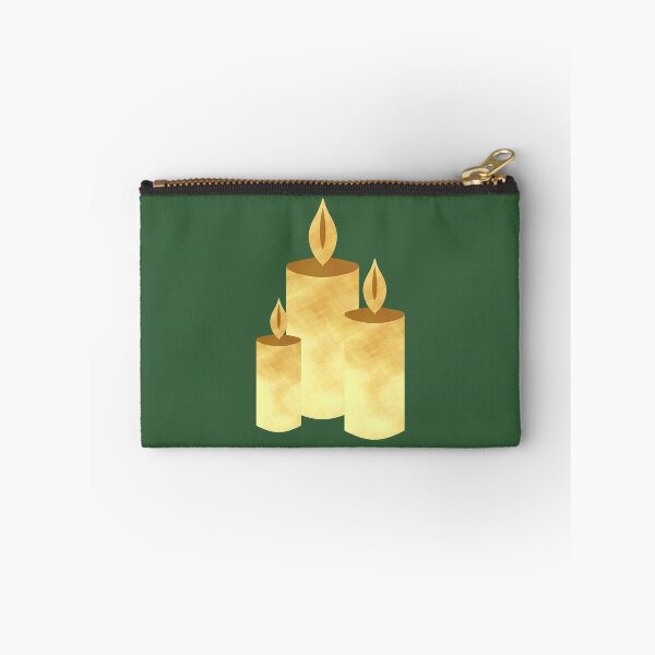Item preview, Golden Candles on green - Calm, Sensory-Friendly designed and sold by CreaTwinkles.