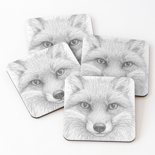 Item preview, Fox Pencil Sketch designed and sold by Leon Woods Pencil Art.