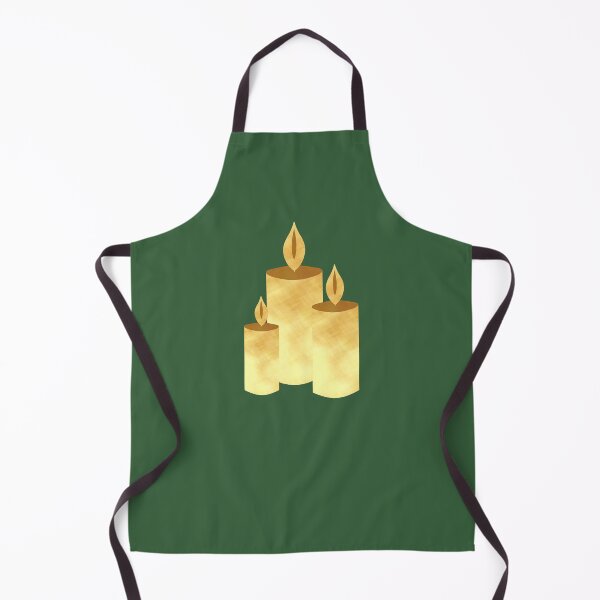 Item preview, Golden Candles on green - Calm, Sensory-Friendly designed and sold by CreaTwinkles.