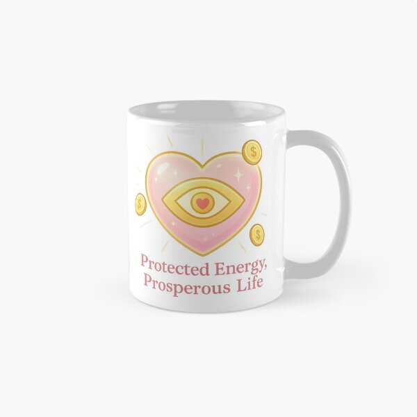 Item preview, Protected Energy Prosperous Life Sticker | Heart Evil Eye Money Charm | Feminine Abundance | Soft Protection Sticker | Lucky Girl Energy designed and sold by HerDreamCodes.