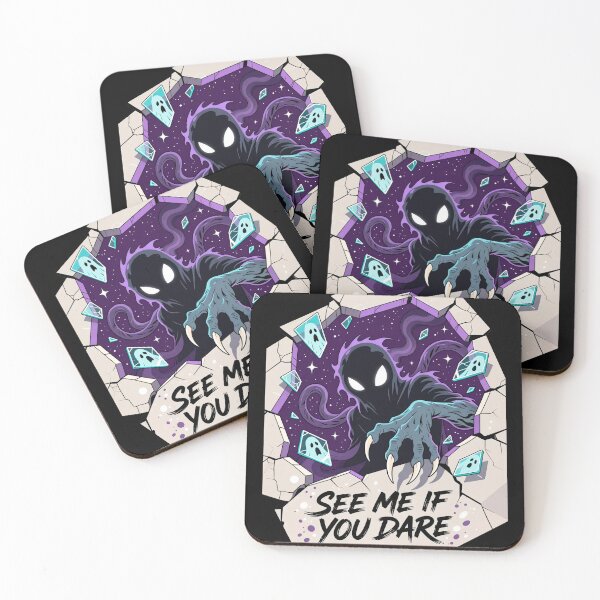 Item preview, Void Entity Peeking Through a Crack – See Me If You Dare designed and sold by BlackPrintMrket.