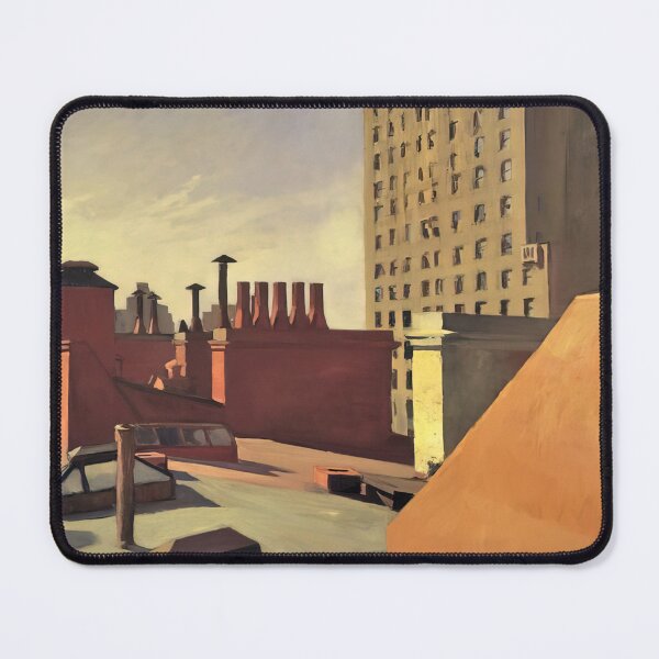 Aperçu de l'œuvre Edward Hopper – Toits de la ville créée et vendue par meldefiart.