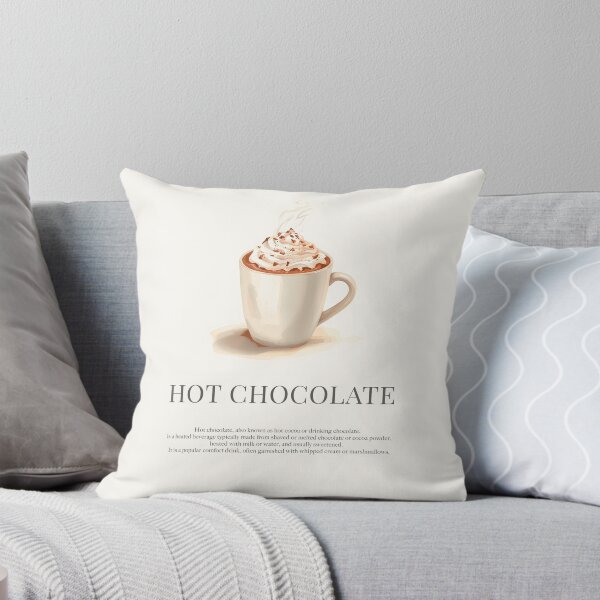 Item preview, Minimalist Definition of Hot Chocolate | Cozy Wall Art designed and sold by ElizabethCoelho.