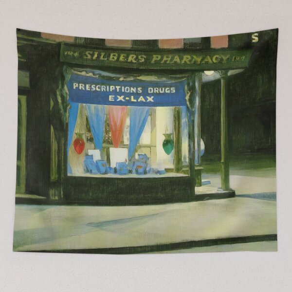 Item preview, Edward Hopper – Drug Store designed and sold by meldefiart.