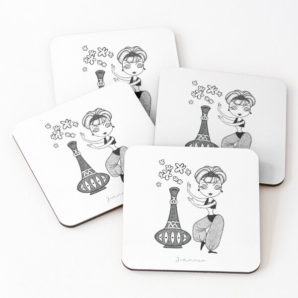 Item preview, I dream of Jeannie – The lady in the bottle - Barbara Eden (Calligraphy) designed and sold by Atropa Parcae.