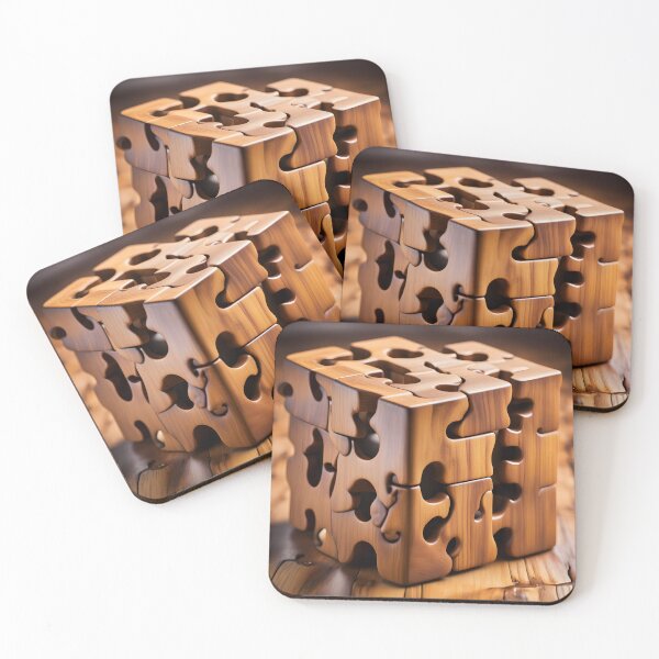 Item preview, Stunning Wooden Puzzle Art – A Masterpiece of Nature and Craft designed and sold by PawPrintedArt.