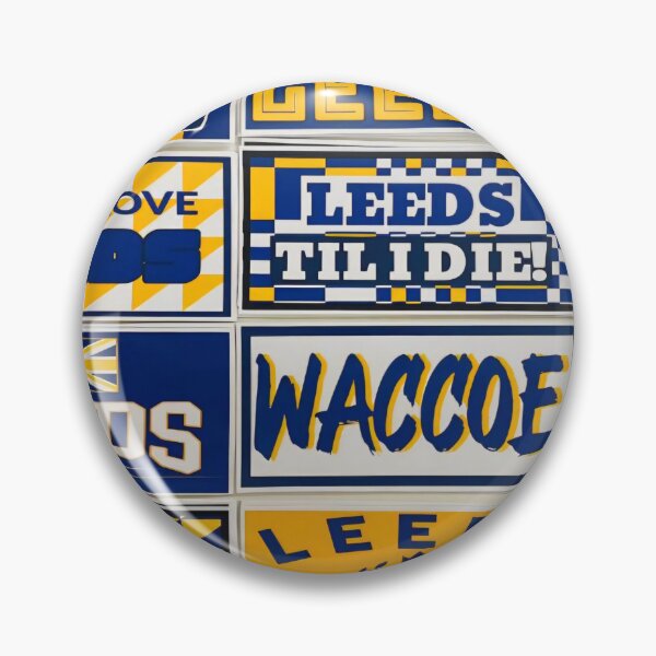 Item preview, Leeds United Retro Sticker  designed and sold by Funkiko.