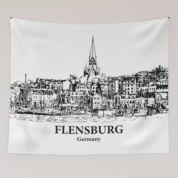 Item preview, Flensburg - Germany designed and sold by Lakeric Cityscapes.
