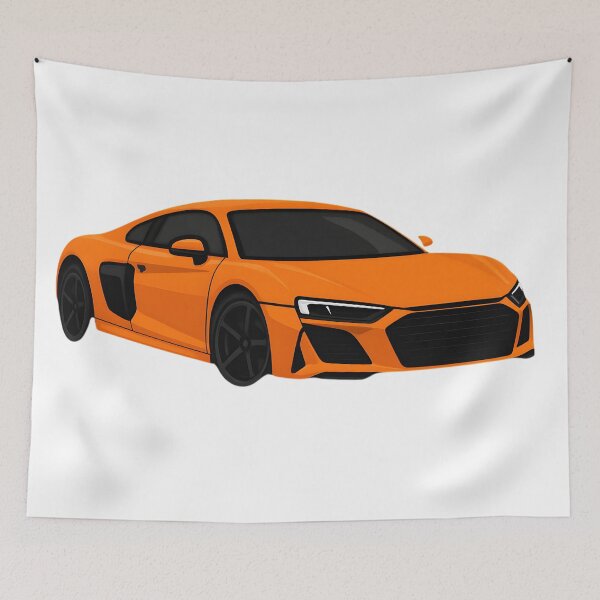 Item preview, Orange Audi R8 designed and sold by Gold Phoenix Adro.