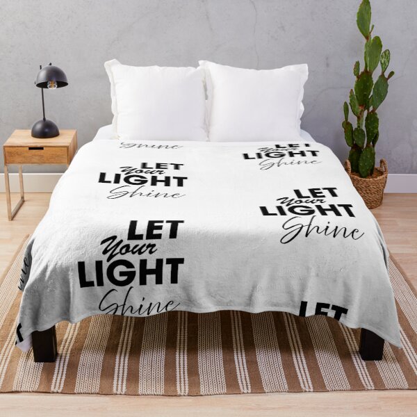 Item preview, Let Your Light Shine – Christian Faith Typography T-Shirt Design designed and sold by CrossCrafted.