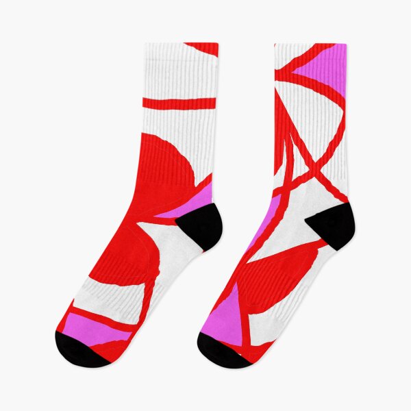 Item preview, Electric Chaos – Abstract Red and Pink Lines Art designed and sold by BulletKitty82.