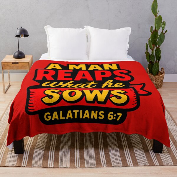 Item preview, Galatians 6:7 A Man Reaps What He Sows designed and sold by plushism.