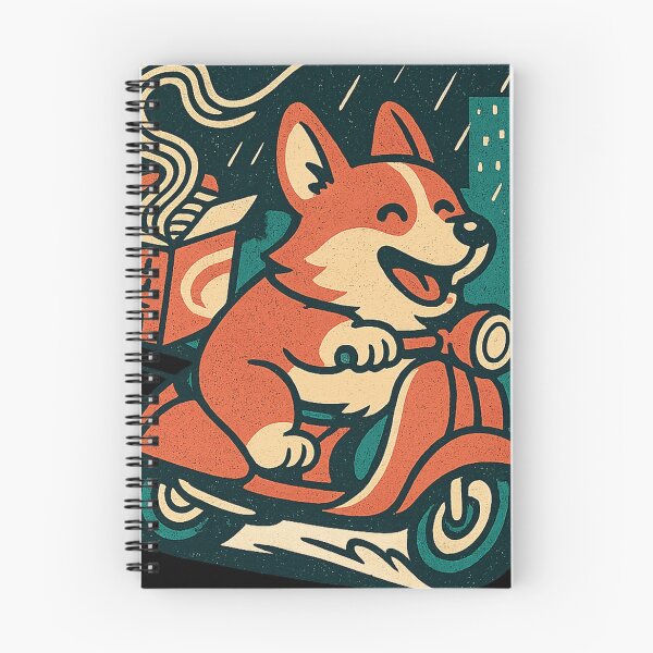 Item preview, Corgi Ramen Delivery Drift Funny Corgi Dog Japanese Retro designed and sold by Bongocomic.