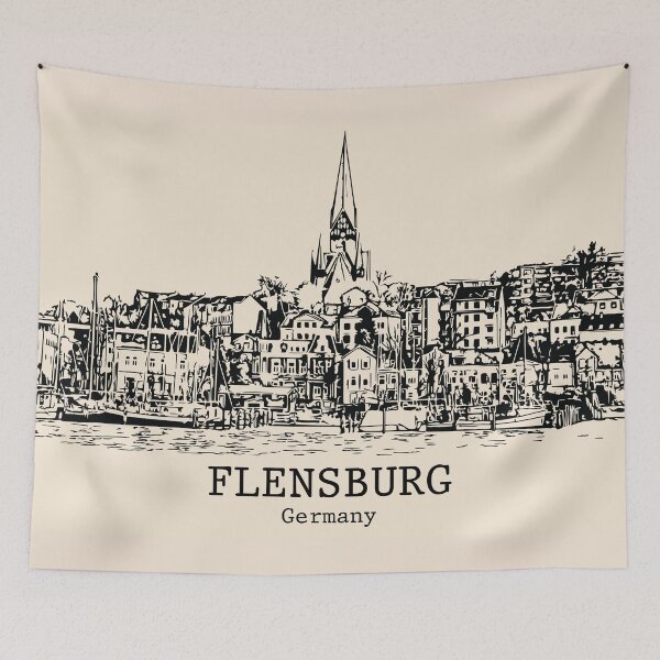 Item preview, Flensburg - Germany designed and sold by Lakeric Cityscapes.