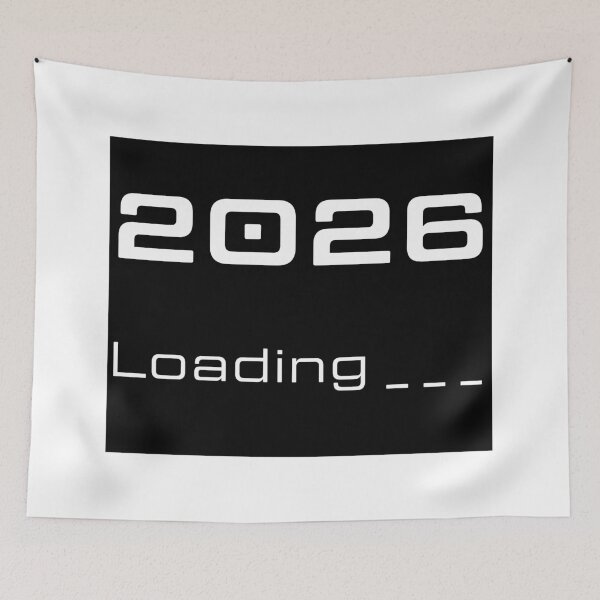 Item preview, 2026 Loading... Happy New Year Design designed and sold by GreenPeony.