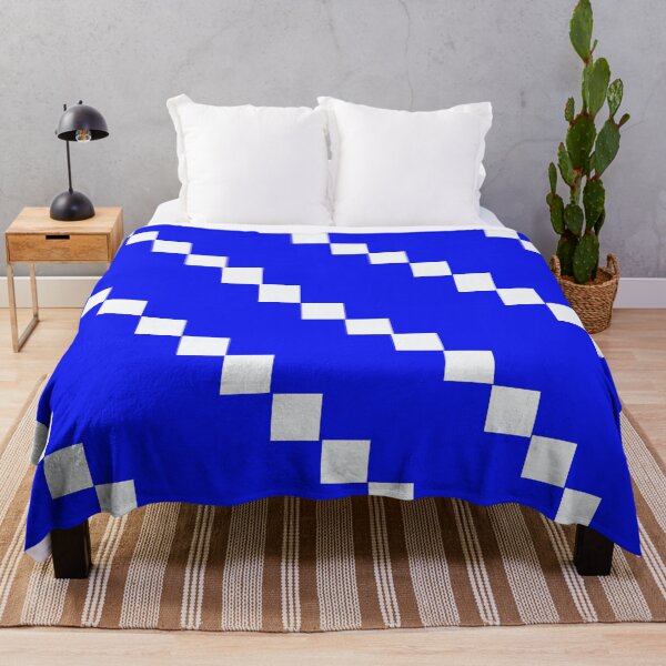 Item preview, Blue Motion – Minimal Geometric Checkerboard Pattern designed and sold by BulletKitty82.
