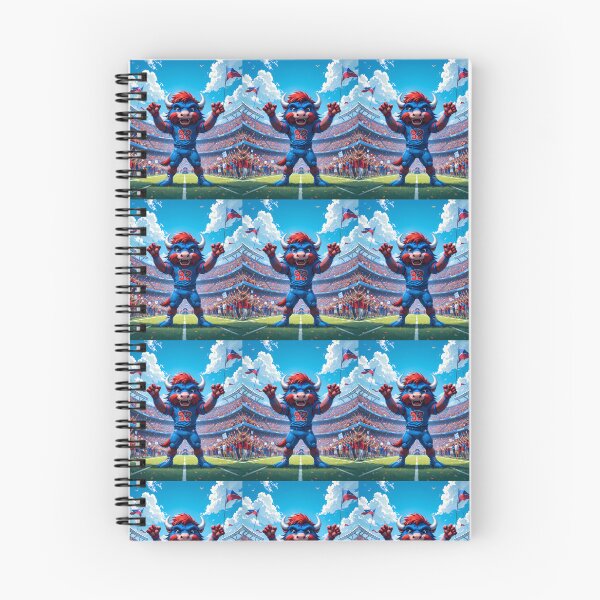 Item preview, Happy Buffalo Bills Displaying Pride Athleticism Art Field designed and sold by ART ATTACK ZONE.