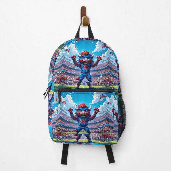 Item preview, Happy Buffalo Bills Displaying Pride Athleticism Art Field designed and sold by ART ATTACK ZONE.